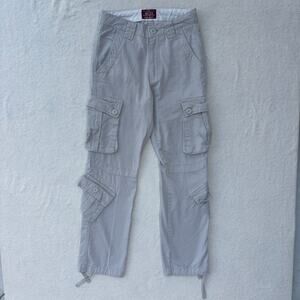 Match Cargo Pants Men's 27 Silver Gray Matchstick Tactical Utility Gorpcore